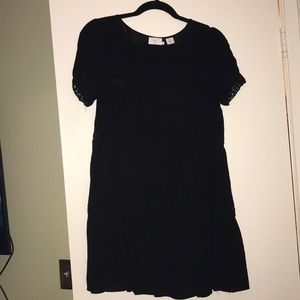 Alice x UO Black Crochet Dress Small